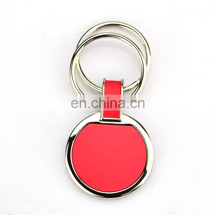 Personalized Manufacturers Made Cheap Wholesale Bulk Fashion Metal Custom Car Brand Logo Leather Keychain