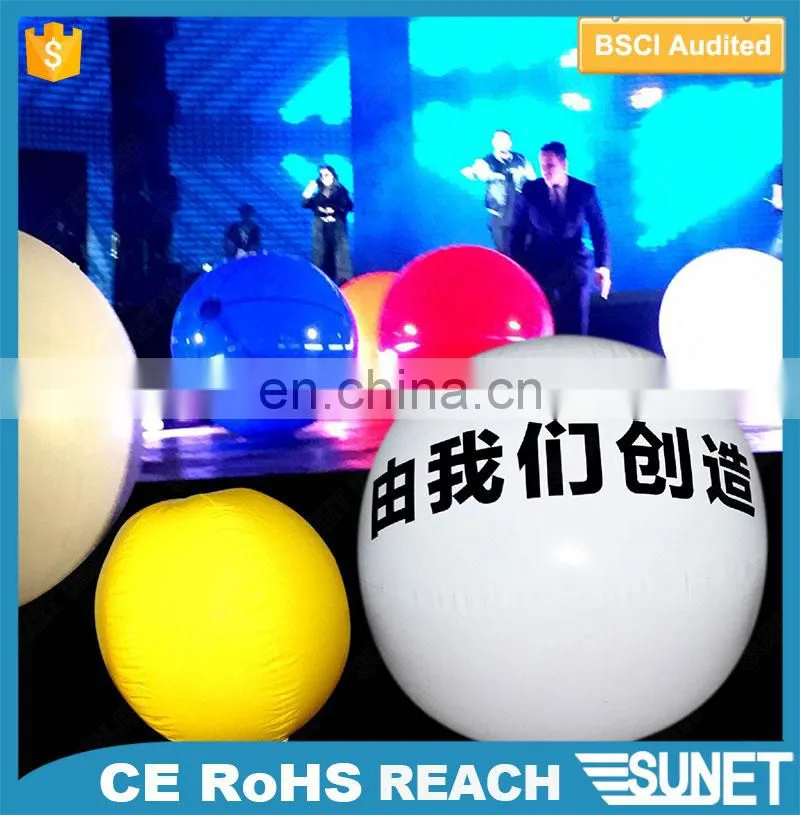 Fantastic nice rechargeable illuminated inflatable ball with led light