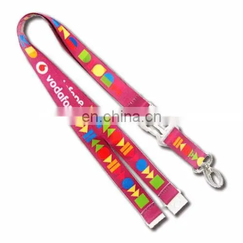 Dye sublimation printing lanyard