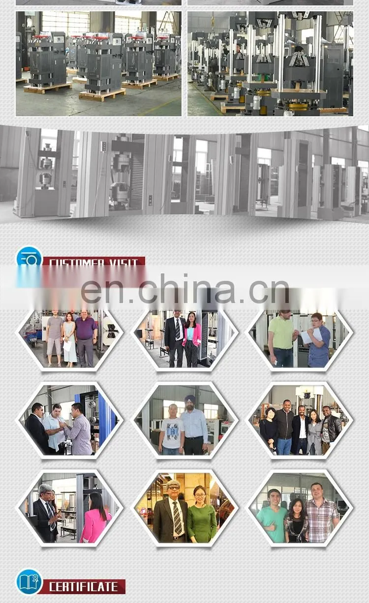 YAW-1000D 100Ton Mortar Cement Brick Concrete Compression Testing Machine
