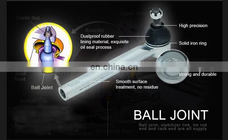 High performance lower inner joint ball 43330-29155 for japanese car parts