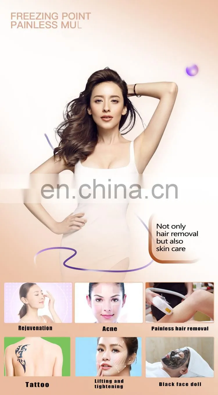 multifunctional 4 in 1 e-light ipl rf yag laser machine for sale