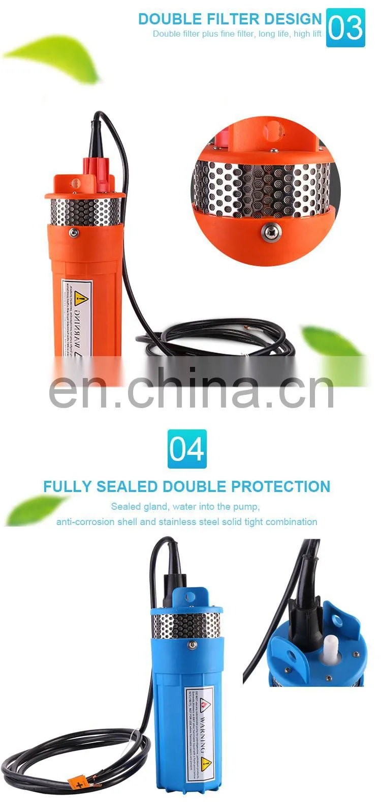 Jetmaker High Quality 12V 5Hp Small Solar Fountain Pool Pump With Ce Certificate