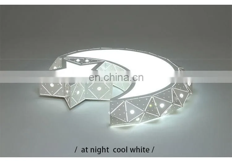 creative ceiling bedroom lights modern simple lights stars moon lights for children room