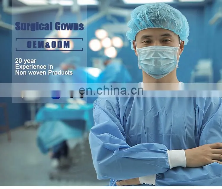 Hospital Medical Sterile Disposable Surgical Gowns