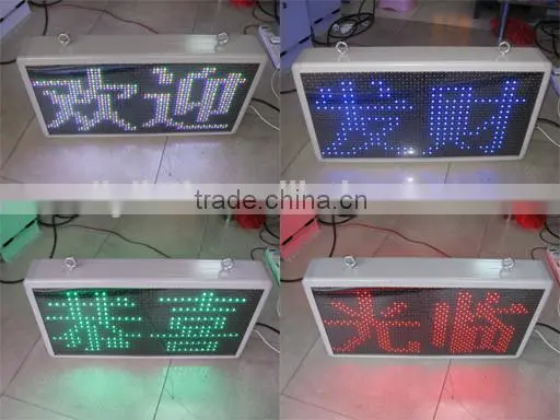 P10 P16 P20 P25 outdoor double sided led sign usb mini led programmable sign display board