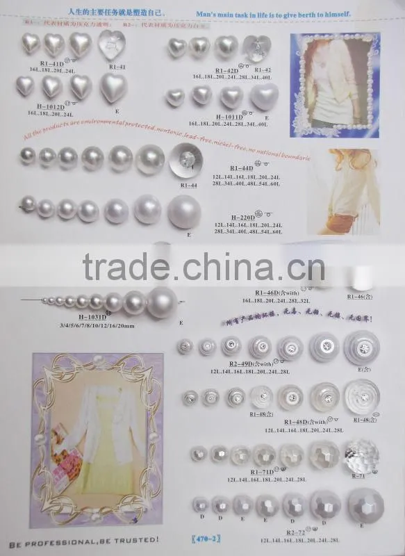 High end polyester chalk white beads