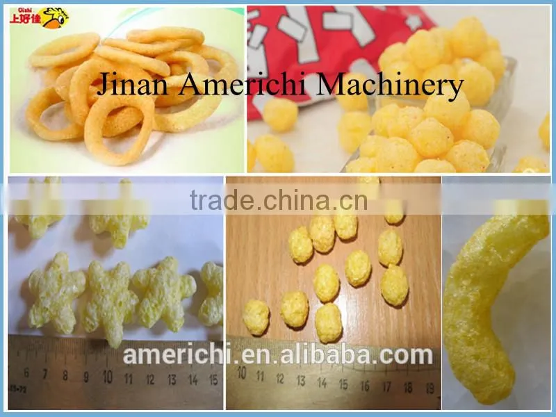 Corn snacks cheese ball making machine