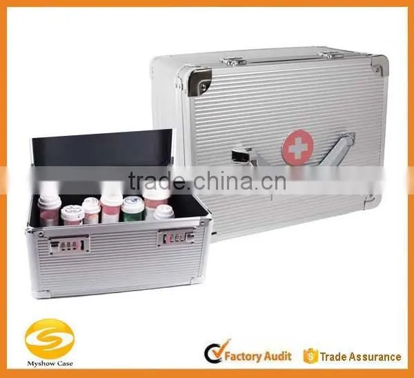 Home Aluminum Medical Travel First Aid Case,Aluminum first aid box