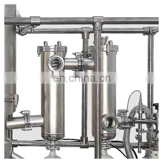 Turnkey Solution Production Line Hemp Oil Distillation Wiped Film Molecular Distillation