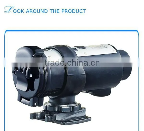 720P HD action DVR waterproof 3M