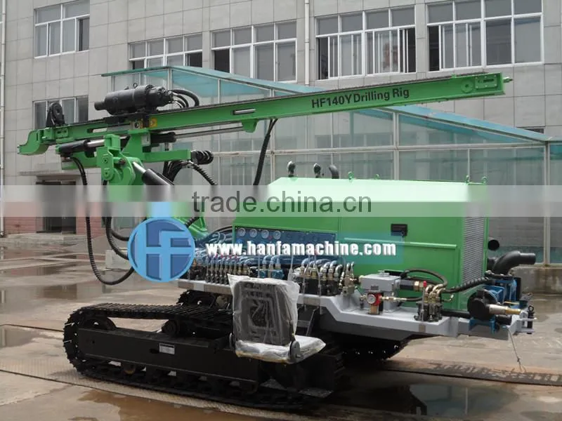 High-praised rig!Durable!Easy to operate!hydraulic system! HF300Y crawler type civil engineering drilling rig