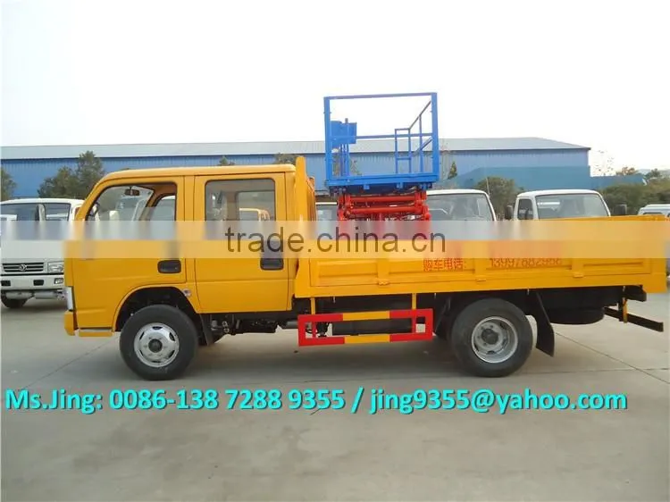 2016 NEW Euro IV DFAC 3300 light cargo truck with 8-10m aerial work platform for sale
