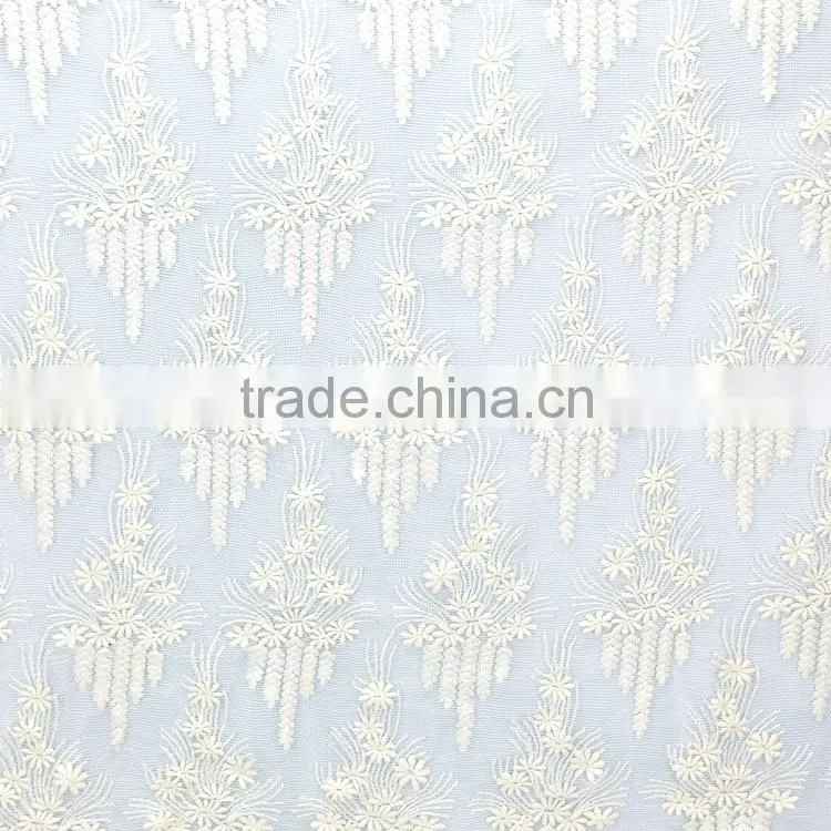 New design personalized chemical cutwork breathable mesh lace embroidery designs