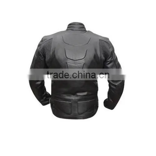 Motorbike Black leather jackets Motorbike Racing biker wear