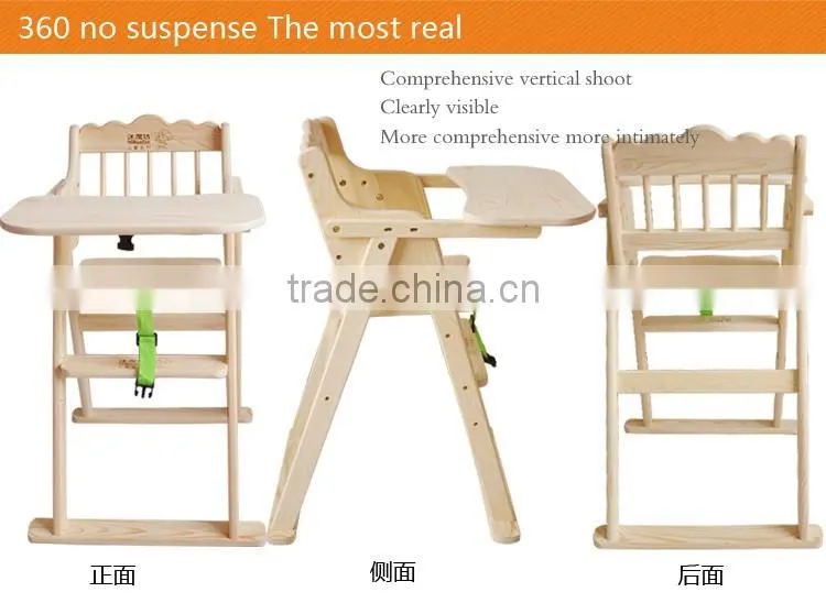 Wooden Baby Chair, Wooden Children Table and Chair, Children Hairdressing Chair