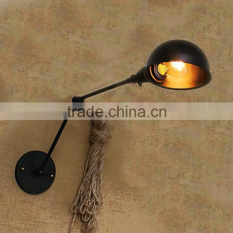 Adjustable Iron LED Wall Light Bedroom Wall Sconce