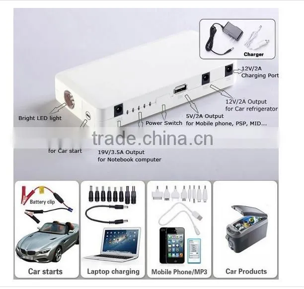 AGA Model No. A9 12v 12000mah jump starter power car battery jumper auto battery charger