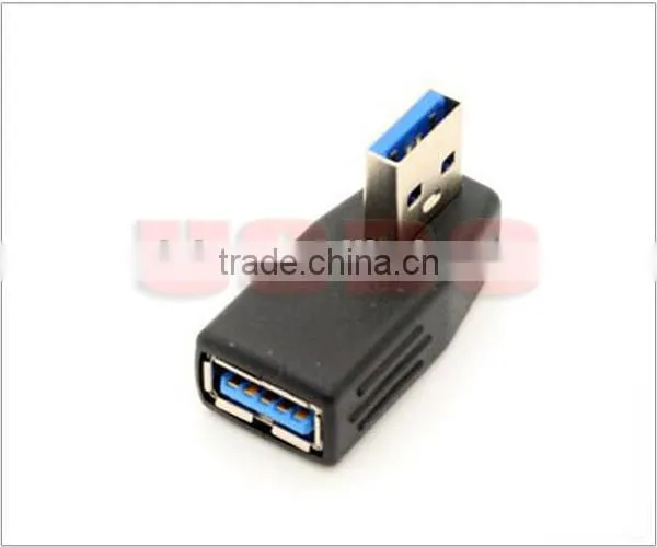 USB 3.0 Left Vertical angled adapter M/F