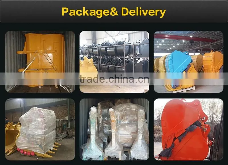 High Quality wear assistance HARDOX500 NM400 excavator bucket for 1-80t excavator