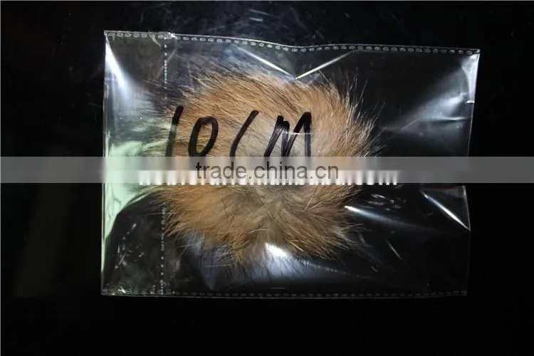 Handmade Fur Ball Real Raccoon Fur Balls Fur Pompoms For Women Winter Hat And Cap