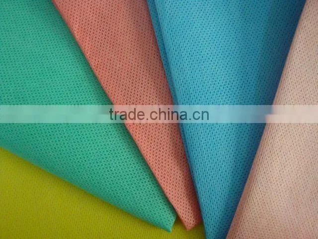 apertured spunlace non-woven fabric(polyester & viscose)