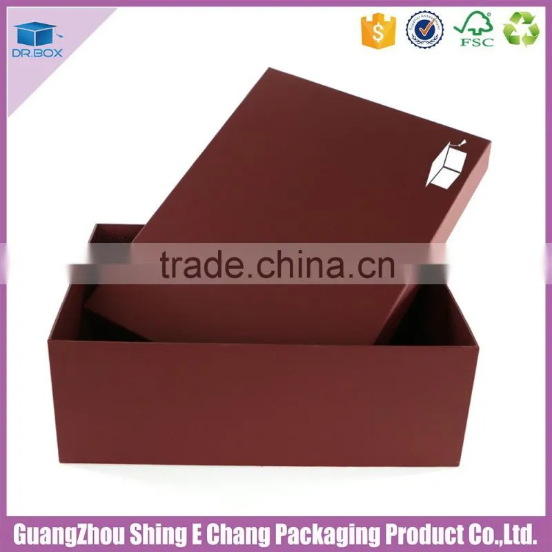 2016 exquisite Die plate corrugated shoe box manufacturer