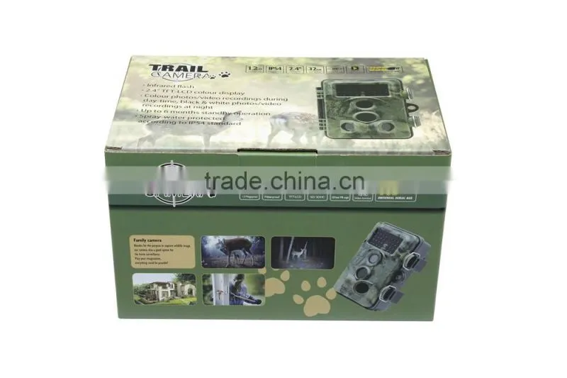 Full HD 12MP outdoor wildlife Hunting Game Cameras factory supplier Hunting Camera