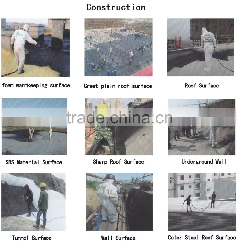 Liquid Rubber Roof Coating Quick-setting Spray Roof Coating