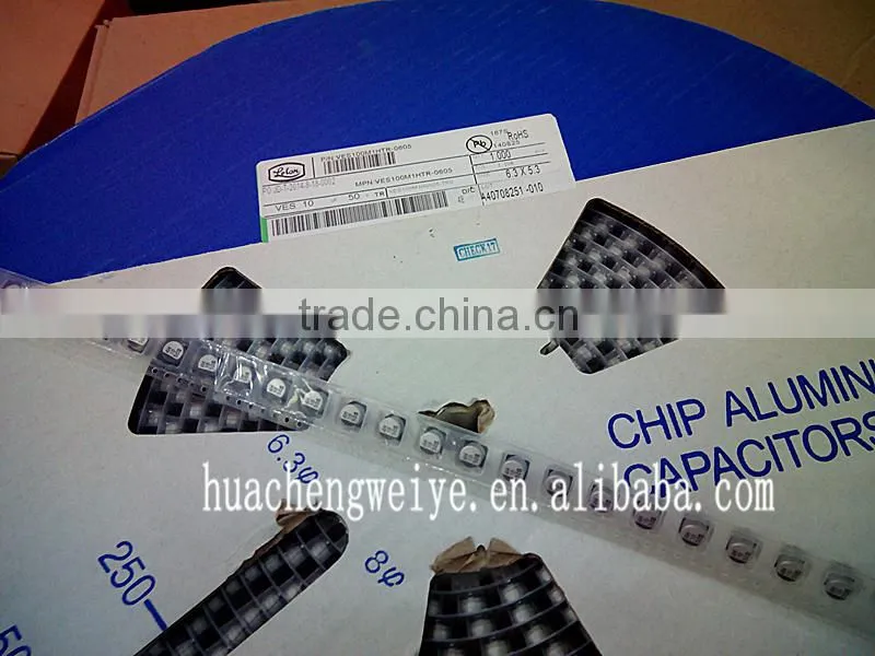 SMD Aluminum electrolytic Capacitors 10UF 50V 6.3*5.3