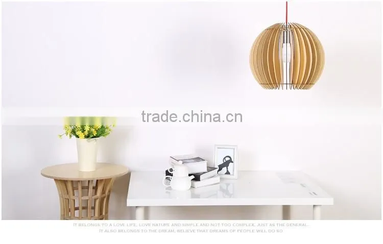 LED pendant light JK-8005B-08 Modern LED Pendant Light wooden Living Room Restaurant Bedroom Lighting