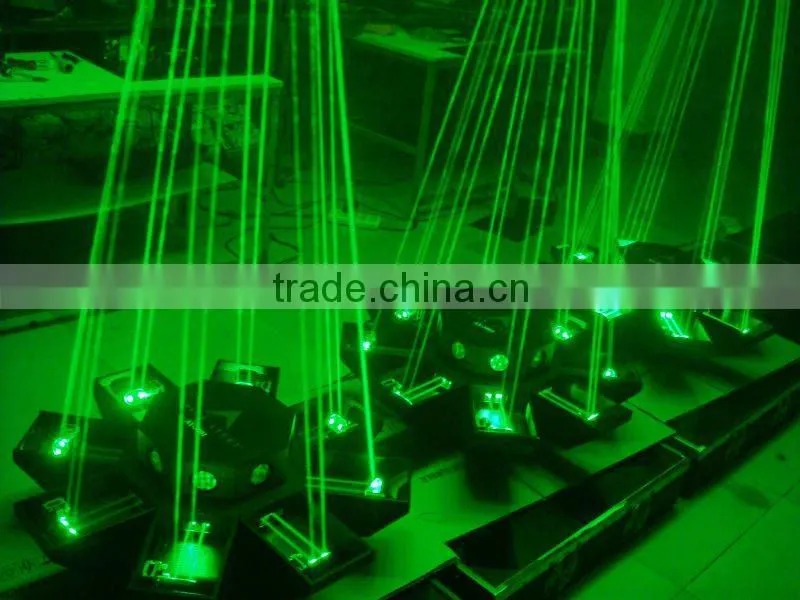 UFO 8 heads step motor scan green laser lights for sale in india
