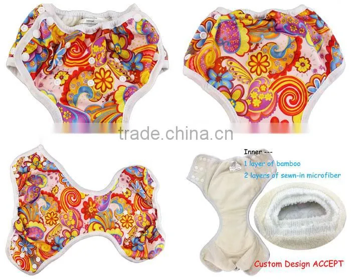 New 2014 AnAnBaby OEM Bamboo Waterproof Baby Traning Pants