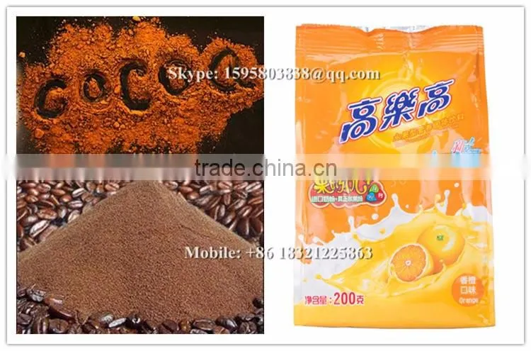 Fully Automatic packaging machine for cocoa powder, coffee powder packing machine