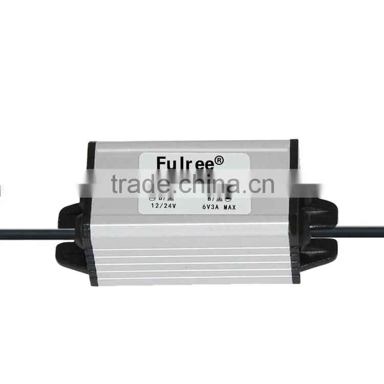 water proof dc-dc step down converter 12v24v9-40v to 6v3a18w, car power supply buck module, 12v to 6v dc dc transformer