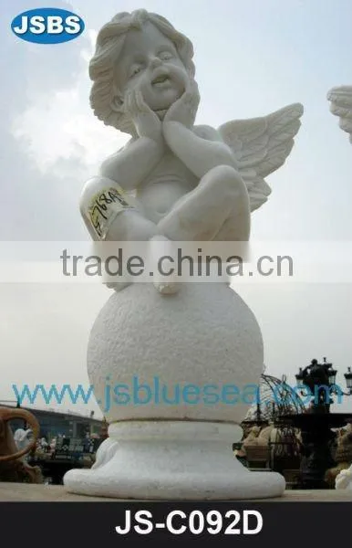 White Marble Children Statue JS-C017Y More patterns for chosing!