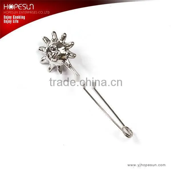 HS-TI109 stainless steel tea ball with TPR