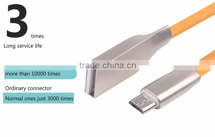 Wholesale Factory Price Charger Cable Ultra Slim Reversible 5pin micro USB cable types