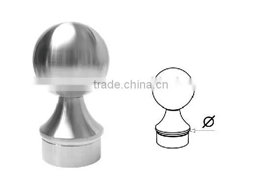 handrail pipe stainless steel ball decoration