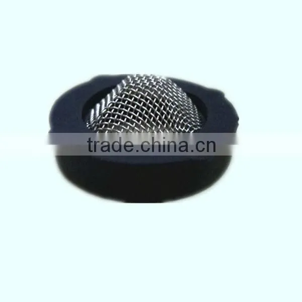 Rubber parts on water filter net
