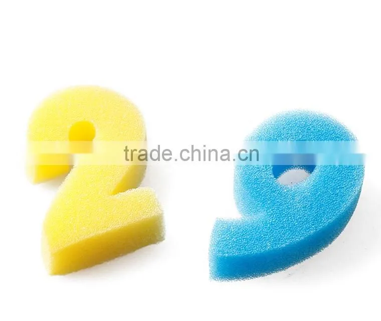 2016 Children DIY Colorful Digit Shape Mini Foam Brush