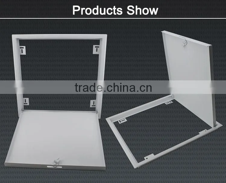 white powder coated galvanized steel drywall access panel