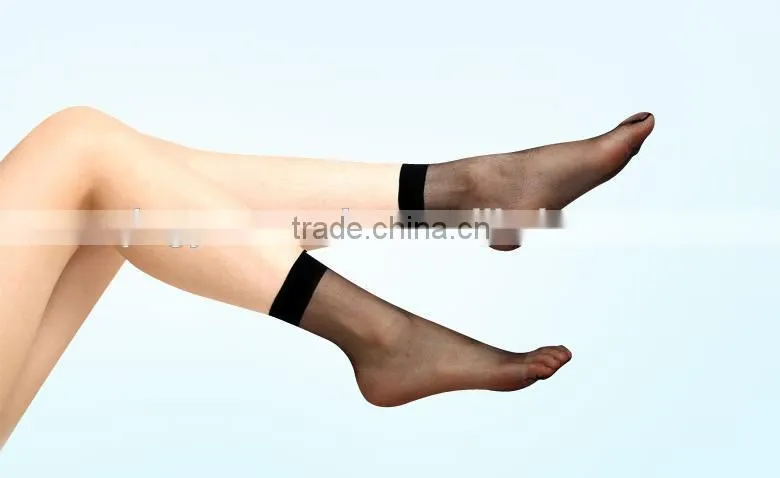 Girls fashion colorful silk Socks for summer