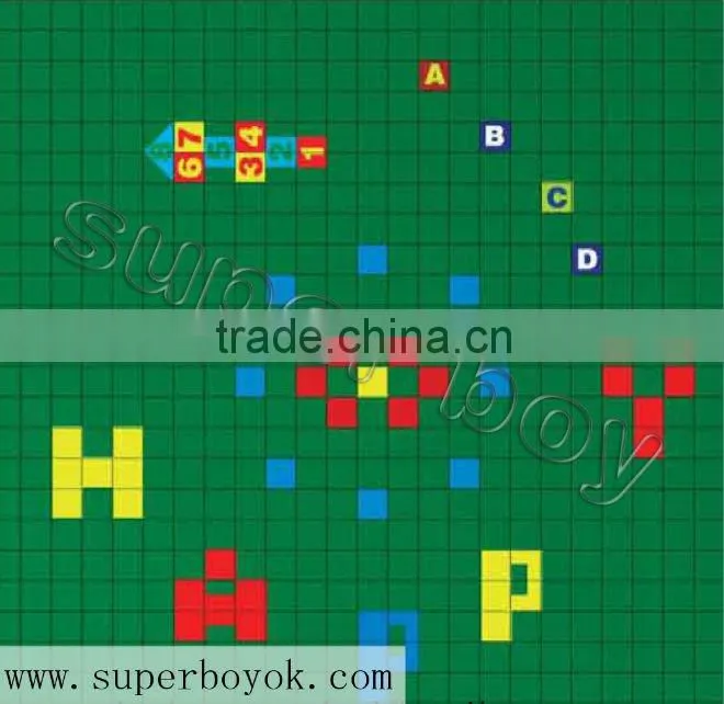 Good quality and resonable price Professional manufacturer EN1177 safe Rubber Tile