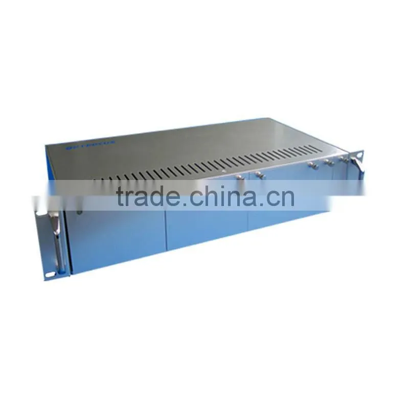 with 4 fans 14 slot Media converter Rack