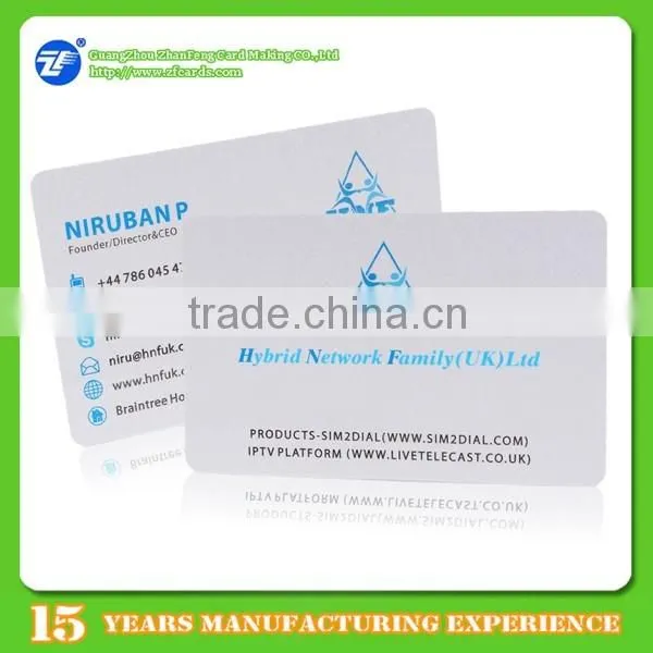 Golden Supplier Custom Printed temporary parking card