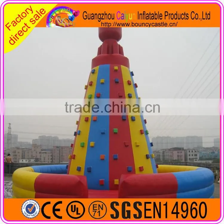 Challenging and safe inflatable climbing wall for kids and adults