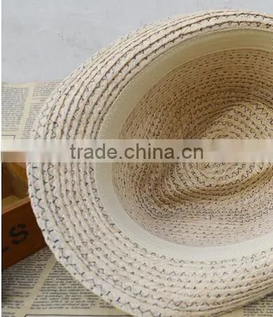 Sunny Shine promotional Panama wholesale fashion Raffia straw hat