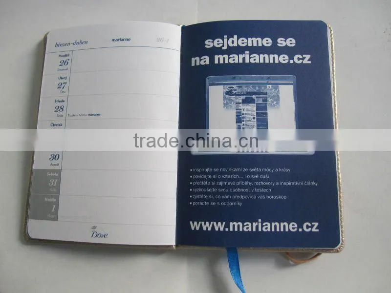 New hardcover dairy notebook