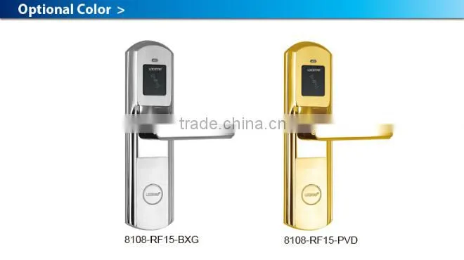 Stainless steel smart card lock for hotel solution LSD8108